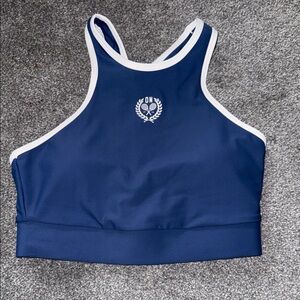 Old Navy Blue and White Sports Bra